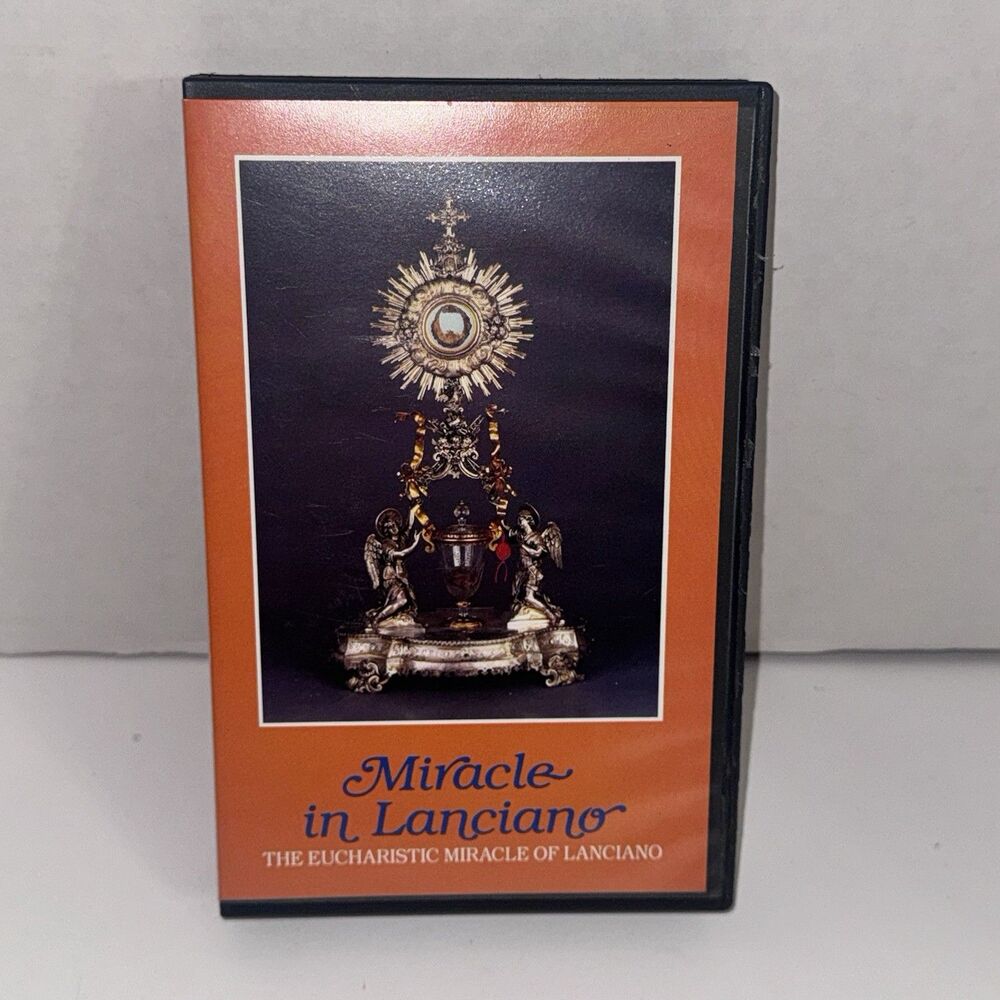 Miracle in Lanciano Eucharistic Miracle VHS NTSC Catholic Religious Rare Italy